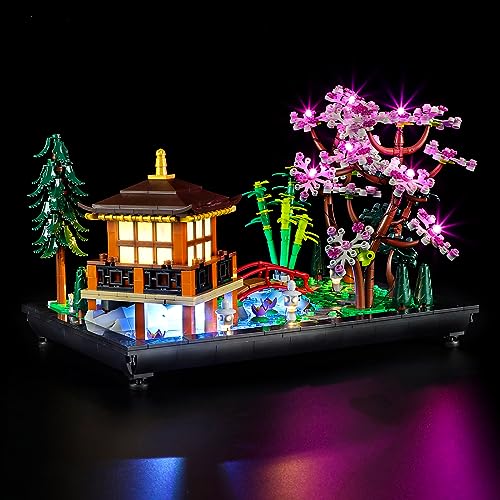Vaodest LED Light for Lego 10315 Icons Tranquil Garden Set,Design and Configuration Compatible with Model 10315(LED Light Only, Not Building Block Kit) - style: 10315 Tranquil Garden Set