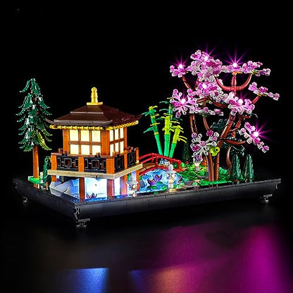 Vaodest LED Light for Lego 10315 Icons Tranquil Garden Set,Design and Configuration Compatible with Model 10315(LED Light Only, Not Building Block Kit) - style: 10315 Tranquil Garden Set
