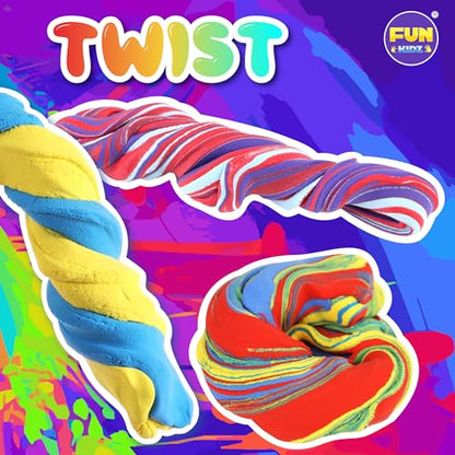 Electric Slime Mixer Machine Kit for Kids, FunKidz Twist Mixing Glue and Activator to Making Slime Automatic Craft Toy for Girls Ages 8-12 Boys Gifts