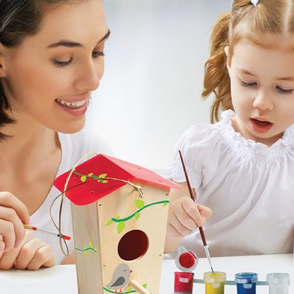 STANLEY Jr. Wooden Kit - Creative Arts and Crafts Set for Kids and Adults (Wooden Birdhouse (New))
