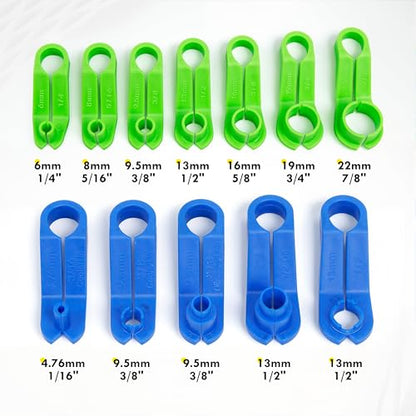 Kuntech 45pcs Master Quick Disconnect Tool Set, Fuel Line Disconnect Tool Kit for Automotive A/C Fuel & Transmission Systems, Transmission Line Disconnect Tool Compatible with Various Automotives - size: 45pcs
