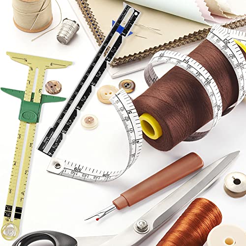 YEQIN 5-in-1 Sliding Gauge Measuring Sewing Tool - size: Size 1(style1)