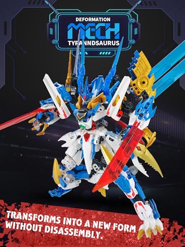 TIALLOW Dinosaur Mech Building Set Pterodactyl Transform Robot Toy for Boy - style: Pterodactyl
