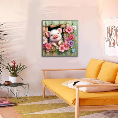 HITO Pig Diamond Painting Kits for Adults Pig Diamond Art Kits for Adults - color: G9467