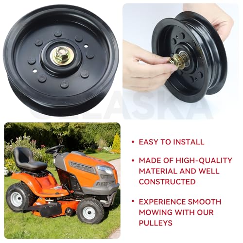 GELASKA 532197380 532196104 Husqvarna Idler Pulley for Husqvarna 48 54 Deck - color: A3 1x196104