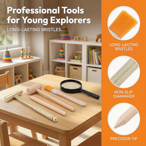 5 Pcs Kids Archaeology Digging Tool Set