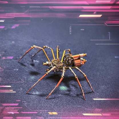 Mechanical Insect Bug Spider Sculpture, Metal Model Kits, Adult Hobby Kits for Men,Arts & Crafts,DIY Projects Metal Building Mens Birthday Gift, Fun (Mechanical Spider C) - style: Mechanical Spider C