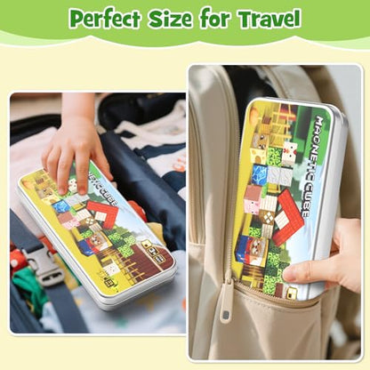 Mini Magnetic Travel Building Blocks: 35 PCS Farm Animals STEM Toys - size: Farm Animals Small - 35PCS
