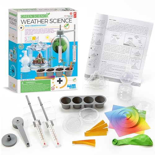 4M Green Science Weather Science Kit - DIY Mini Observatory & STEAM Toy