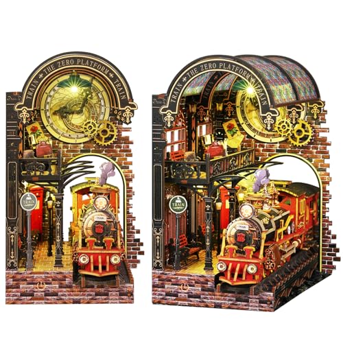 Spilay Book Nook Kit for Adults, Zero Platform DIY Miniature House Kit - color: Zero Platform