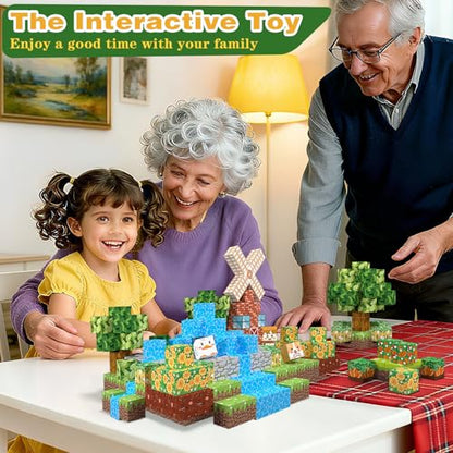 Rurvale Magnetic Blocks, Magnet Cubes, Toys for 3+ Year Old Boys Girls - color: 150pcs