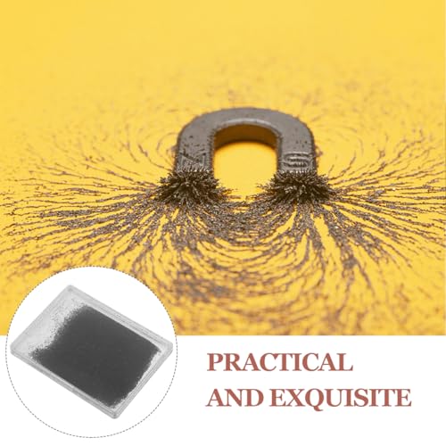 Totority 5pcs Iron Filings Magnetic Powder Comprehensive Magnetism Study Tools for Science Classrooms Physics Experiments Magnetic Field Demonstrations