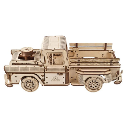UGEARS Pickup Lumberjack Model Car Kits 3D Puzzle Adult Crafts, Mechanical Wooden Model Kits for Adults - style: Pickup Lumberjack