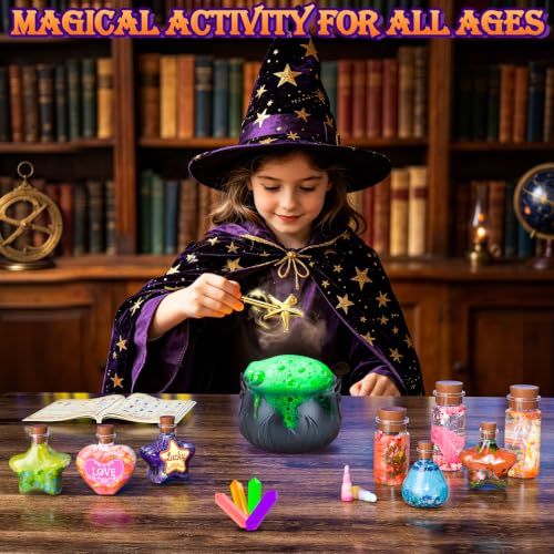 Potion Kits for Kids, Magic Mix Potion Set for Kids Ages 6-12, Mystery Potion Making Art & Craft Gift Toy for Christmas, Halloween & Birthday - color: Blue
