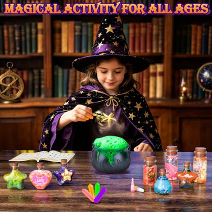 Potion Kits for Kids, Magic Mix Potion Set for Kids Ages 6-12, Mystery Potion Making Art & Craft Gift Toy for Christmas, Halloween & Birthday - color: Blue