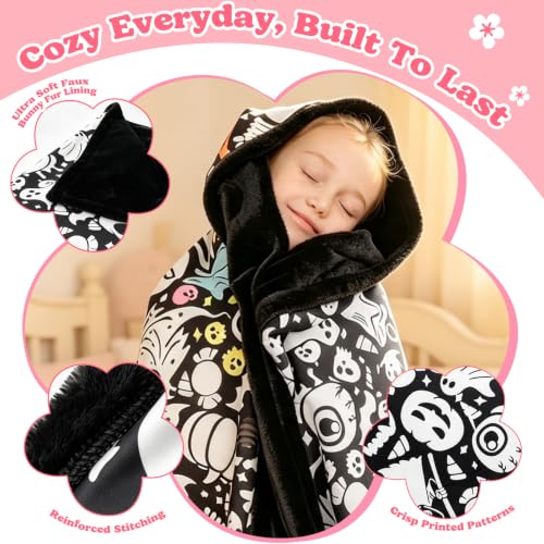 ROYAMOON Halloween Boo Washable Coloring Blanket Kit for Kids & Adults - color: Halloween