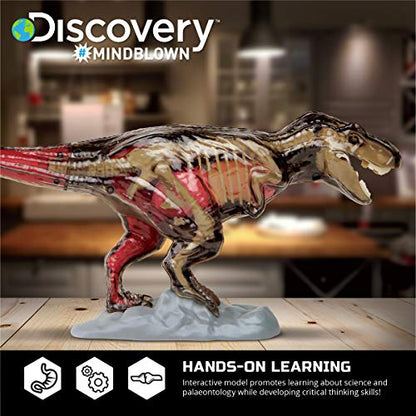 Discovery™ 4D T-Rex Anatomy Kit, Jurassic Dinosaur Puzzle Figure, Interactive Archaeology & Paleontology Model, Learn Science & Biology, Fun & Educational STEM Toy Gift for Kids Ages 6+