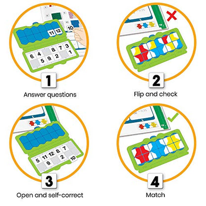 hand2mind VersaTiles Math Take Along Pack, Grade 5