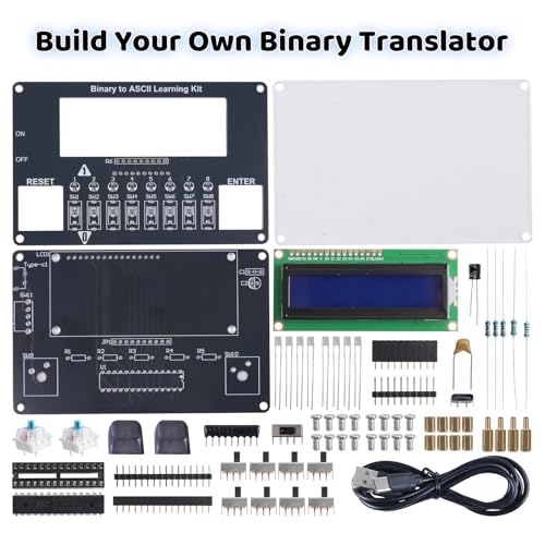 PEMENOL DIY Binary ASCII Code Transmitter Soldering Practice Kit