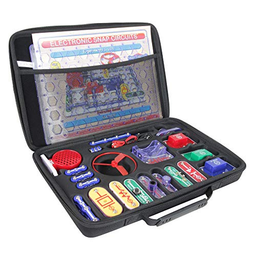 Hermitshell Hard Travel Case for Snap Circuits Electronics Exploration Kit (Case for Jr. SC-100) - style: Case for Jr. Sc-100