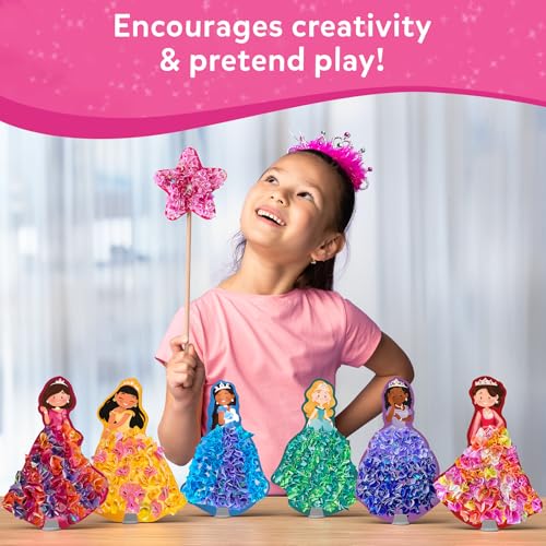 Skillmatics Poke-in Art – Magical Princesses, Wood Craft Kit, Gift for Kids - style: 1. Magical Princesses