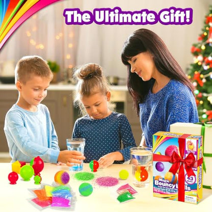 Creative Kids DIY Magic Bouncy Balls - 43 Ball Kit - STEM Science Toys - color: Multicolor Edition