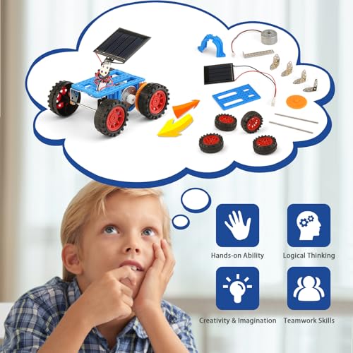 Bulk STEM Solar Robot Kits, STEM Building Toys for Kids Crafts 8-13