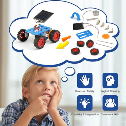 Bulk STEM Solar Robot Kits, STEM Building Toys for Kids Crafts 8-13