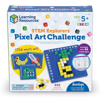Learning Resources Pixel Art Challenge The Original STEM Pixel Art