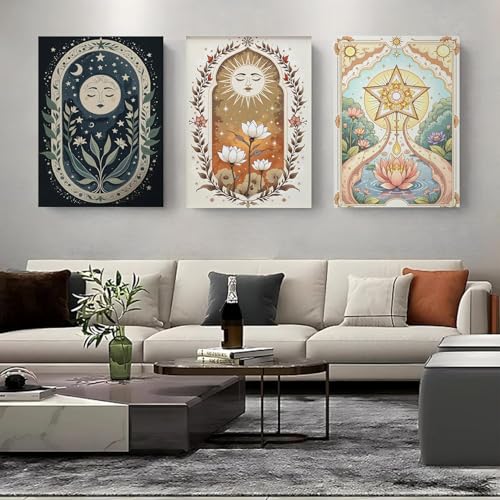 3 Pack Tarot Diamond Art Kits for Adults Diamond Painting Kits for Aduls - color: DP02822