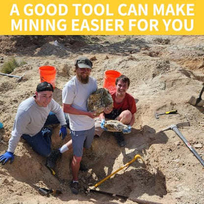 14 PCS Geology Rock Pick Hammer Kit, Prospecting Equipment Tool
