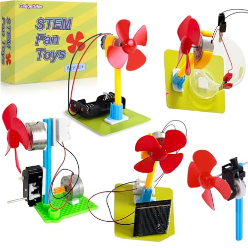 5 Ways to Build a Fan, STEM Science Kits, Electric Circuit Experiments