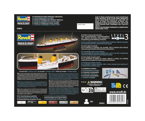 Revell 05804 22.3 cm R.M.S. Titanic Model Kit - size: 1:1200 scale