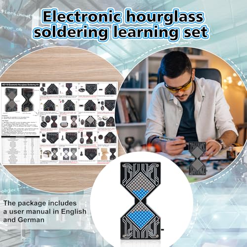 Electronic Hourglass Soldering Prpject Kit, 1-99 Minute Countdown Timer