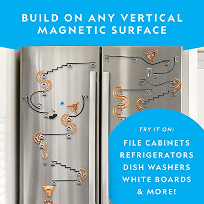 National Geographic Magnetic Marble Run STEM Building Set for Kids - style: 75-Piece Set