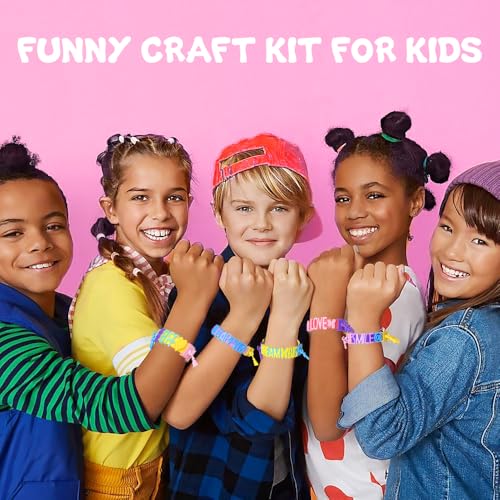 Friendship Bracelet Kit, DIY Jewelry Making Kit for Girl Ages 5-12 - color: Vibrant