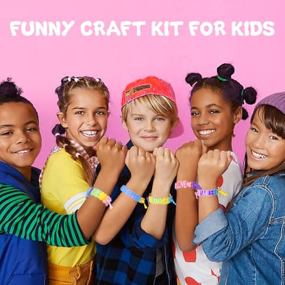 Friendship Bracelet Kit, DIY Jewelry Making Kit for Girl Ages 5-12 - color: Vibrant