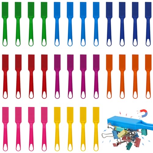 SAYAYA 32 PCS Magnetic Bingo Wands 7.87 Inch Colorful Magnet Sticks for Bingo Chips, Family Game Night, Science Learning, Counting Activities, and Educational Fun, Classroom Supplies - color: 32 Pcs