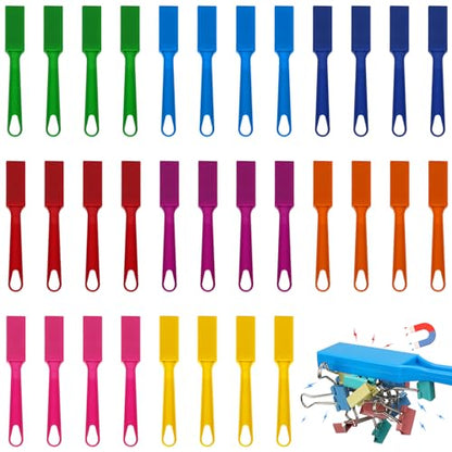 SAYAYA 32 PCS Magnetic Bingo Wands 7.87 Inch Colorful Magnet Sticks for Bingo Chips, Family Game Night, Science Learning, Counting Activities, and Educational Fun, Classroom Supplies - color: 32 Pcs