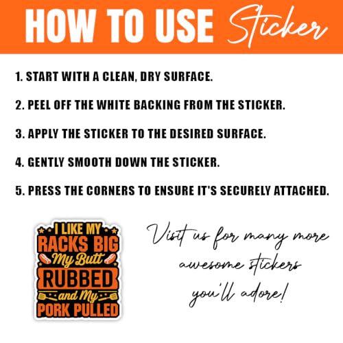 MAIANEY (10Pcs, 3in) BBQ Grilling Sticker Pack for Pitmaster & Smoker Fans, Funny Barbecue Vinyl Decals for Coolers Laptops Water Bottles, Outdoor Grill Lover Stickers Set - color: Bbq