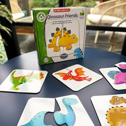 The Learning Journey: My First Match It - Dinosaurs - 2 Year Old Toys, Puzzles for Toddlers, Toddler Puzzle, Educational Toys for 2 Year Old - 15 Self-Correcting Matching Puzzles - Award Winning Toys - size: 15 pieces, style: Dinosaurs