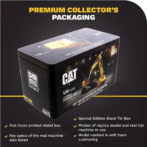 1:50 Caterpillar 323 GX Hydraulic Excavator - High Line Series by Diecast Masters