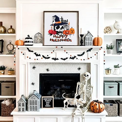COCOMOX Embroidery kit for Beginners, Halloween Hand Craft Gift - color: Halloween pattern