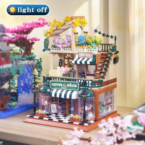 Coffee Shop House Architecture Building Blocks Set not Compatible with lego