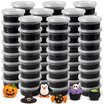 VioraWhite 72 Pcs Air Dry Clay 2.4lb Modeling Clay Kit, Black - color: Black
