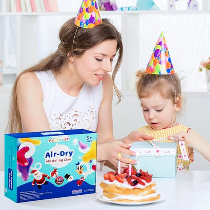 Aestd-ST Air Dry Clay 156 Colors, Modeling Clay for Kids, DIY Magic Clay - color: 156 Colors