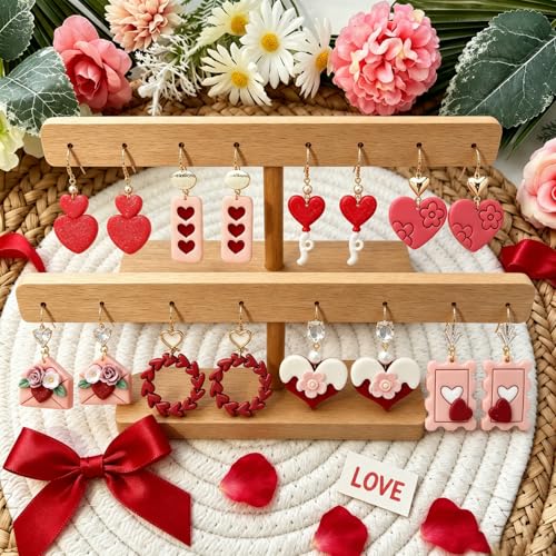 11 Pcs Heart & Love Themed Polymer Clay Cutters Set - Valentine's Day, Wedding & Engagement Clay Cutters for Polymer Clay Jewelry Making, Fit Gift for Wife - color: engaged