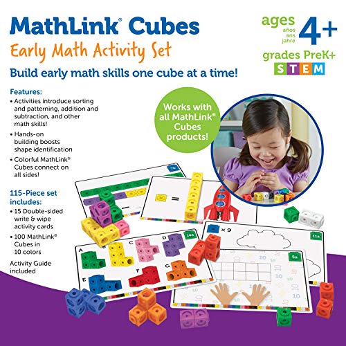 Learning Resources MathLink Cubes Early Math Activity Set - style: Activity Set
