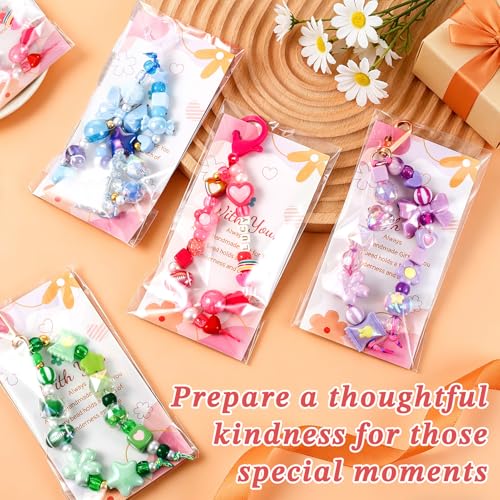 TOHONGADON 1812 Pcs Bead Keychain Making Kit, 7 Color Rainbow Bag Charm Kit - color: 1812 Pcs Beads