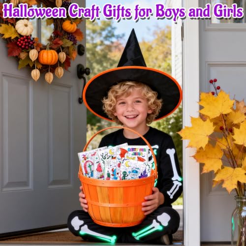 Halloween Crafts for Kids & Adults, Christian DIY Art Activities Kit Puzzle - color: Religious Halloween Colorful